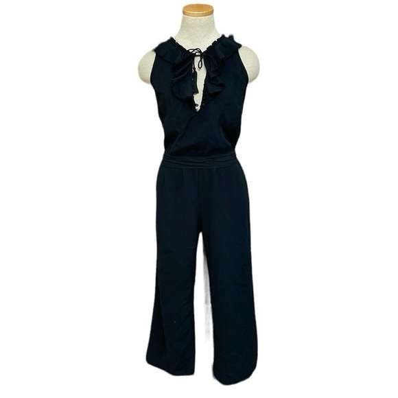 PAIGE Pants - Paige Jumpsuit Pantsuit Women's X Small Black Sleeveless Keyhole Boho Western